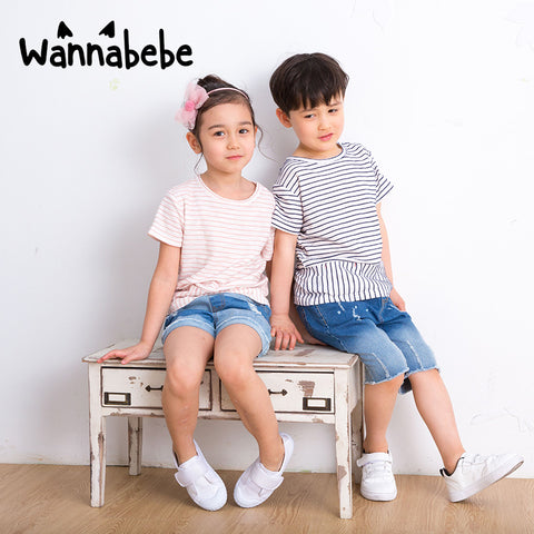 ユニセックスボーダーTシャツ（ポケット付き）｜男女兼用