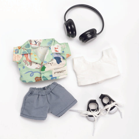 ぬいぐるみ服 5点セット サマーリラックスコーデ / Plush Outfit – Summer Relax Casual 5-Piece Set（shop）