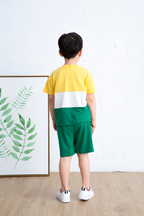 バイカラーティーシャツセット｜2色