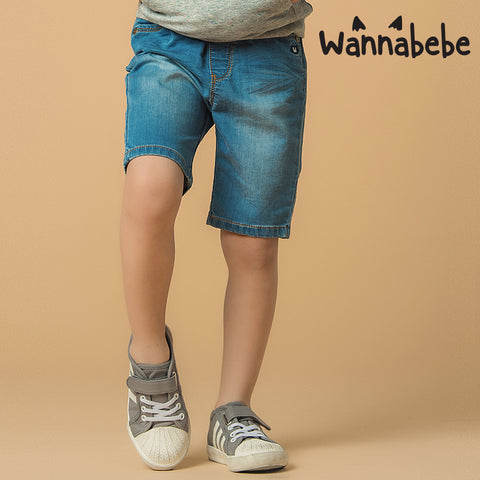 リラックスデニム ハーフパンツ