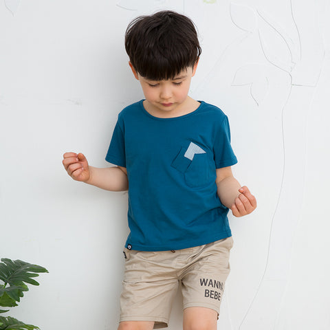 立体ポケットTシャツ｜ネイビー