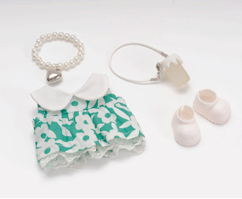 ぬいぐるみ服 4点セット フラワーミントコーデ / Plush Outfit – Flower Mint 4-Piece Set（shop）