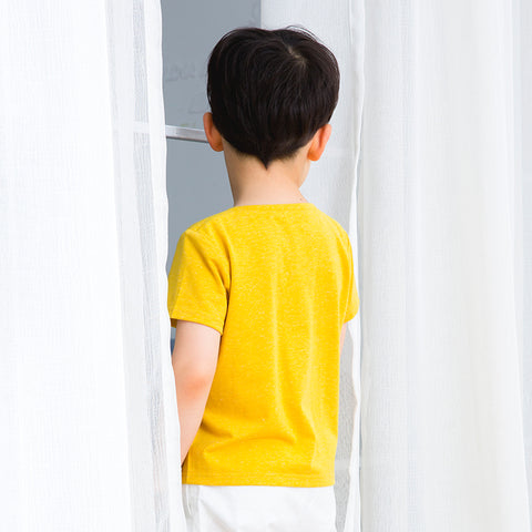 立体ポケットTシャツ｜イエロー