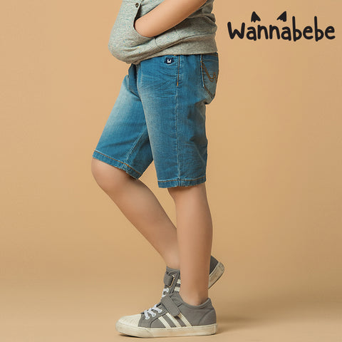 リラックスデニム ハーフパンツ