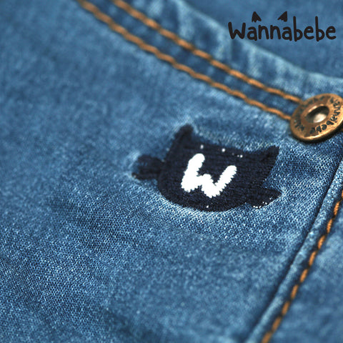 リラックスデニム ハーフパンツ