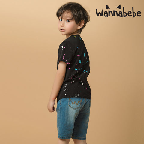 リラックスデニム ハーフパンツ