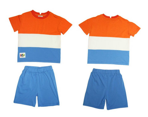 バイカラーティーシャツセット｜2色