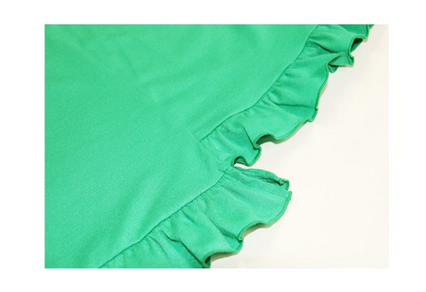 フリルスリーブTシャツ｜2色